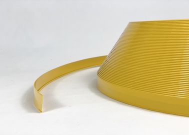 علامت 3D مواد پلاستیکی زرد رنگ پلاستیکی کلاهک اطراف لبه ایمنی بالا نصب آسان