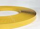 شکل Arrow پوشش زرد آلومینیومی پلاستیکی رنگ زرد پوشش 1 اینچ انعطاف پذیری خوب