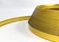 ABS طلا پلاستیکی آلومینیوم J Cap علامت تزئینی اصلاح شده برای کانال LED پلاستیک تر و تمیز درپوش