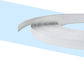 شکل Arrow کانال حرف پلاستیکی کلاهک پلاستیکی سفید رنگ پروفیل اکستروژن سفید برای بازگشت علامت