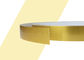 ضخامت کلاه آلومینیومی ضخامت 0.8MM قلم مو طلایی بدون پوشش شارژ بدون بازگشت به مواد جانبی