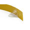 رنگ زرد نقاشی آلومینیومی کلاه نقره ای یک طرفه کانال نامه کلاه برای نامه اکریلیک