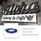 OEM Blue Color Plastic Trim Cap 2.6 CM Width Arrow Type Arrow Starbucks Signage Making Material